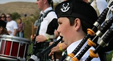 Joining the Pipe Band